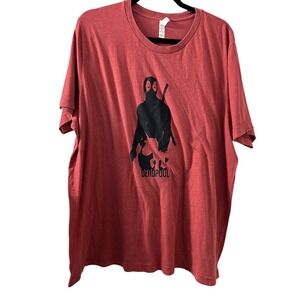 Bella+Canvas Deadpool Unicorn Graphic T-Shirt 2XL Red Marvel Comic Geek Wear